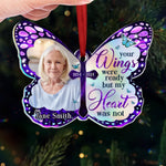 Custom Photo We Will Always Love You - Memorial Personalized Custom Hologram Ornament - Sympathy Gift, Christmas Gift For Family Members