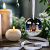 Your Spirit Runs Free - Memorial Personalized Custom Circle Glass Ornament - Sympathy Gift, Christmas Gift For Pet Owners, Pet Lovers