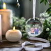 I Promise To Be Always There When You Need Me - Bestie Personalized Custom Circle Glass Ornament - Christmas Gift For Best Friends, BFF, Sisters