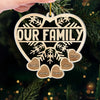 The Holidays Are A Time For Family - Family Personalized Custom Ornament - Acrylic Custom Shaped - Christmas Gift For Family Members
