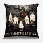 Family Time Is The Best Time Especially When It’s Spooky Season - Family Personalized Custom Pillow - Halloween Gift For Family Members