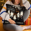 Family Time Is The Best Time Especially When It’s Spooky Season - Family Personalized Custom Pillow - Halloween Gift For Family Members