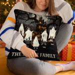 Family Time Is The Best Time Especially When It’s Spooky Season - Family Personalized Custom Pillow - Halloween Gift For Family Members