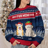 This Christmas Show Off Your Love For Pets In A Fun And Cozy Way - Dog & Cat Personalized Custom Ugly Sweatshirt - Unisex Wool Jumper - Christmas Gift For Pet Owners, Pet Lovers