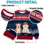 This Christmas Show Off Your Love For Pets In A Fun And Cozy Way - Dog & Cat Personalized Custom Ugly Sweatshirt - Unisex Wool Jumper - Christmas Gift For Pet Owners, Pet Lovers