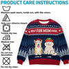 This Christmas Show Off Your Love For Pets In A Fun And Cozy Way - Dog & Cat Personalized Custom Ugly Sweatshirt - Unisex Wool Jumper - Christmas Gift For Pet Owners, Pet Lovers