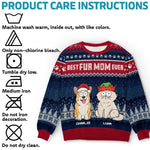 This Christmas Show Off Your Love For Pets In A Fun And Cozy Way - Dog & Cat Personalized Custom Ugly Sweatshirt - Unisex Wool Jumper - Christmas Gift For Pet Owners, Pet Lovers