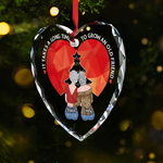 Custom Name Christmas Friendship Gifts - Personalized Glass Ornament
