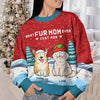 A Cozy Way To Celebrate Christmas With Your Furry Friends - Dog & Cat Personalized Custom Ugly Sweatshirt - Unisex Wool Jumper - Christmas Gift For Pet Owners, Pet Lovers