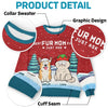 A Cozy Way To Celebrate Christmas With Your Furry Friends - Dog & Cat Personalized Custom Ugly Sweatshirt - Unisex Wool Jumper - Christmas Gift For Pet Owners, Pet Lovers