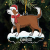 Paws And Enjoy The Magic Of Christmas - Dog & Cat Personalized Custom Ornament - Acrylic Custom Shaped - Christmas Gift For Pet Owners, Pet Lovers