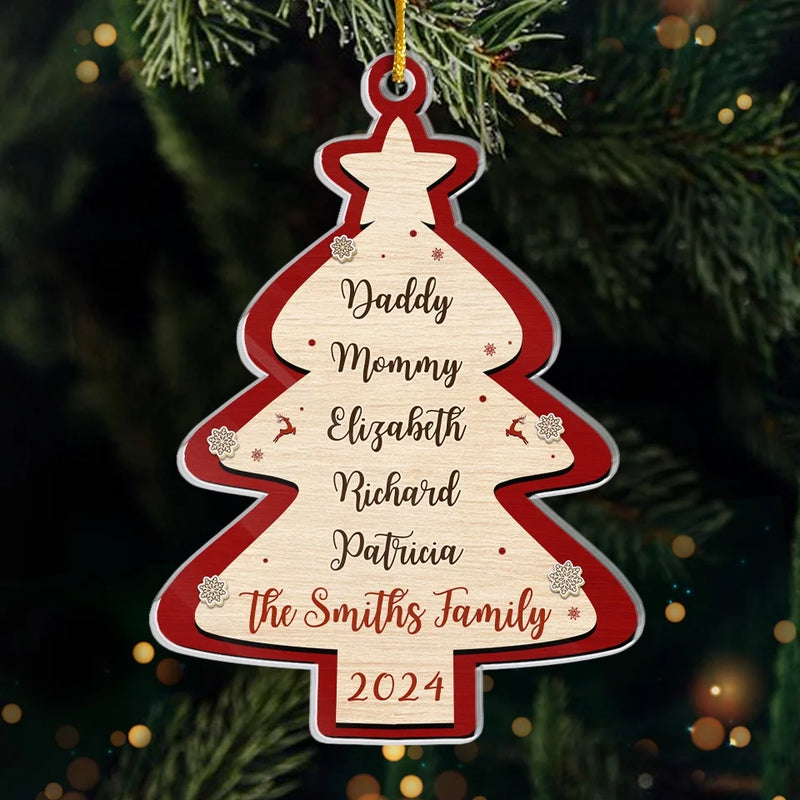 We Make The Season Truly Special - Family Personalized Custom Ornament - Acrylic Custom Shaped - Christmas Gift For Family Members