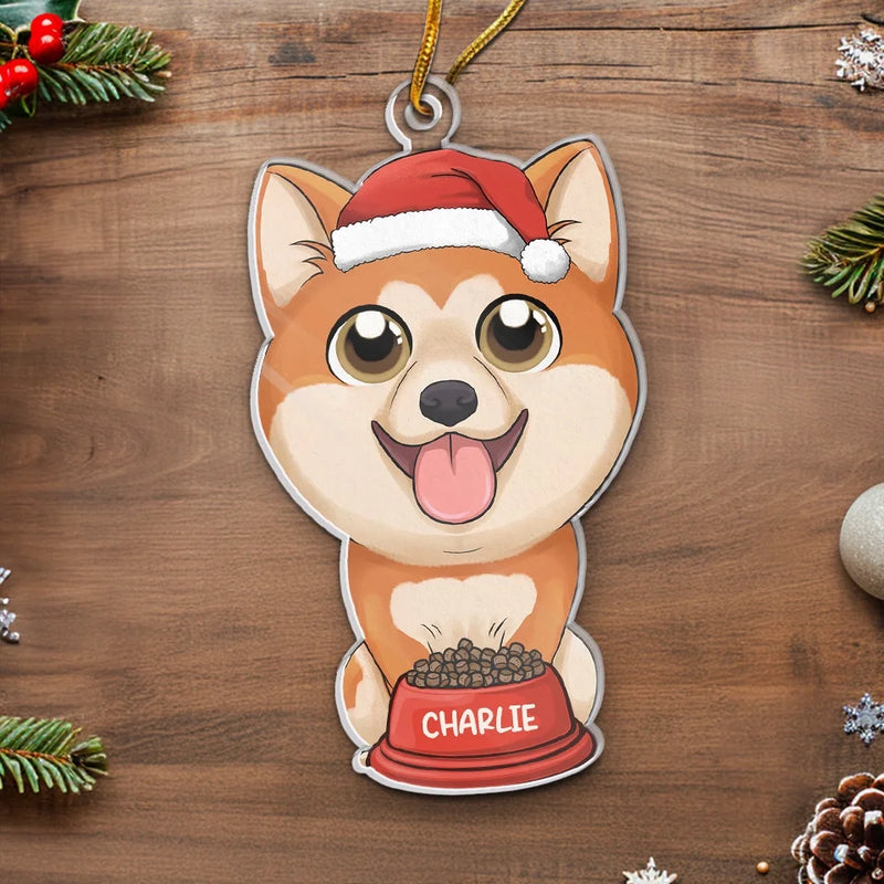 Hang A Little Love On The Tree This Christmas With A Custom Ornament - Dog & Cat Personalized Custom Ornament - Acrylic Custom Shaped - Christmas Gift For Pet Owners, Pet Lovers