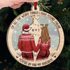 You're The Best Thing I've Ever Found On The Internet - Couple Personalized Custom Wood & Acrylic Ornament - Christmas Gift For Husband Wife, Anniversary