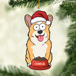 Custom Name Christmas Husky Gifts for Dog Lovers - Personalized Ornament