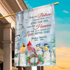 Forever Cherished, Never Forgotten - Memorial Personalized Custom Flag - Sympathy Gift For Family Members