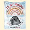 Custom Photo I May Be Just A Bump - Family Personalized Custom Blanket - Mother's Day, Baby Shower Gift, Gift For First Mom