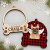Custom Photo You Have Left My Life, But You Will Never Leave My Heart - Memorial Personalized Custom Shaped 2 Layered Wood Christmas Ornament - Sympathy Gift, Christmas Gift For Pet Owners, Pet Lovers