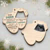 Custom Photo Our Baby Is On The Nice List This Year - Family Personalized Custom Shaped 2 Layered Wood Christmas Ornament - Christmas Gift For Baby Kids, Newborn Baby