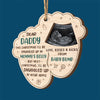 Custom Photo Our Baby Is On The Nice List This Year - Family Personalized Custom Shaped 2 Layered Wood Christmas Ornament - Christmas Gift For Baby Kids, Newborn Baby