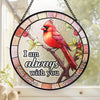 Cardinals Appear When Angels Are Near - Memorial Personalized Custom Stained Glass Window Hanging Suncatcher - Sympathy Gift For Family Members