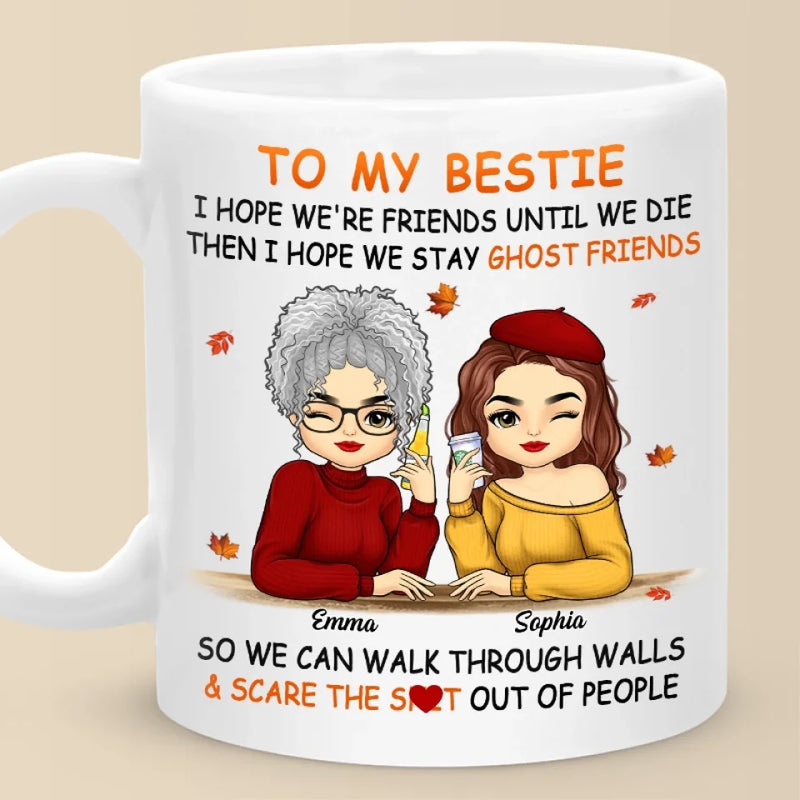 You're The Apple Of My Eye - Besties Personalized Custom Mug - Autumn Fall Gift For Best Friends, BFF, Sisters