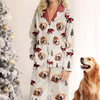 Custom Photo Paws And Reflect On The Joy Of The Season - Dog & Cat Personalized Custom Pajamas - Christmas Gift For Pet Owners, Pet Lovers