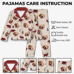 Custom Photo Paws And Reflect On The Joy Of The Season - Dog & Cat Personalized Custom Pajamas - Christmas Gift For Pet Owners, Pet Lovers