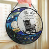 A Beautiful Soul Is Never Forgotten - Memorial Personalized Custom Stained Glass Window Hanging Suncatcher - Sympathy Gift For Family Members