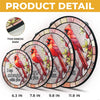 Cardinals Appear When Angels Are Near - Memorial Personalized Custom Stained Glass Window Hanging Suncatcher - Sympathy Gift For Family Members