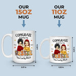 You Are Blood, You Are Sisters - Besties Personalized Custom Mug - Autumn Fall Gift For Best Friends, BFF, Sisters