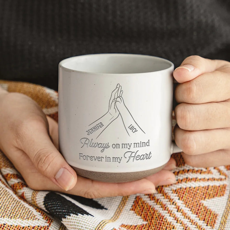 Time Spent With Pets Is Never Wasted - Memorial Personalized Custom Pottery Mug - Sympathy Gift For Pet Owners, Pet Lovers