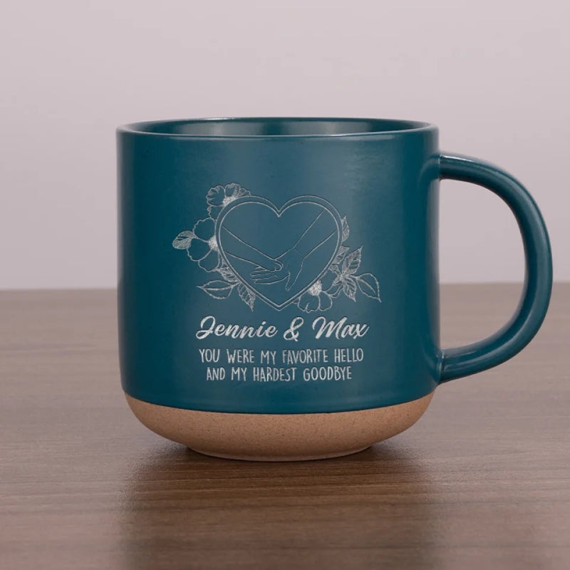 If Love Kept You, You'd Live Forever - Memorial Personalized Custom Pottery Mug - Sympathy Gift For Pet Owners, Pet Lovers