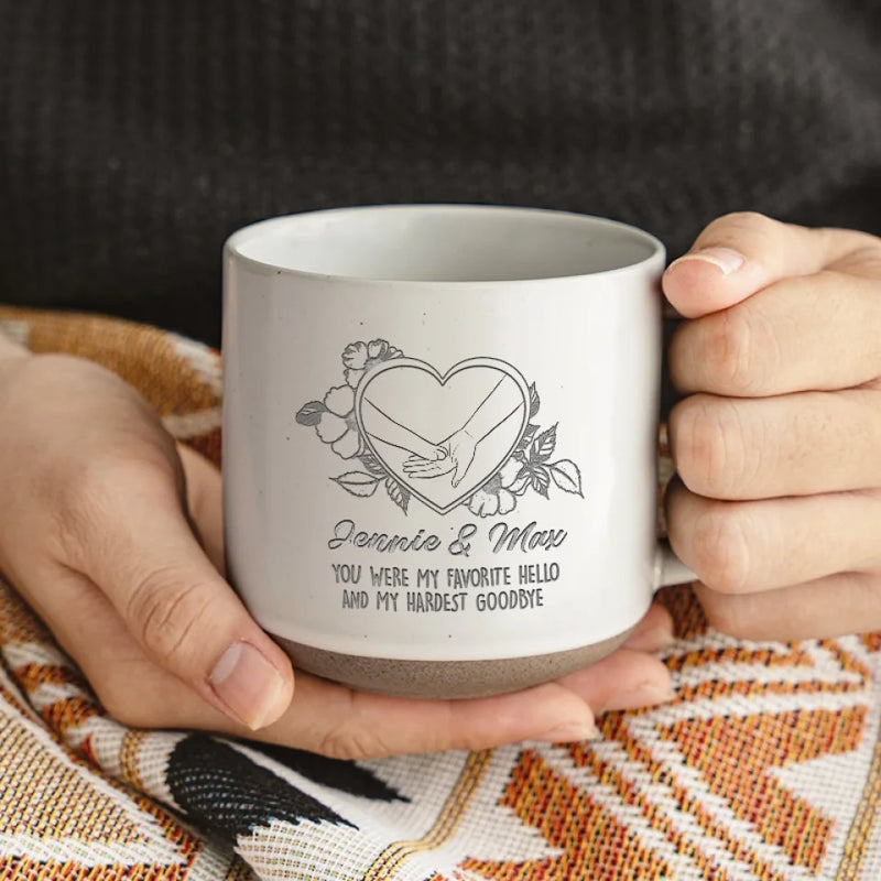 If Love Kept You, You'd Live Forever - Memorial Personalized Custom Pottery Mug - Sympathy Gift For Pet Owners, Pet Lovers