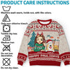 Rockin' Around The Christmas Tree, With My Pet And Me - Dog & Cat Personalized Custom Ugly Sweatshirt - Unisex Wool Jumper - Christmas Gift For Pet Owners, Pet Lovers