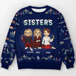 Custom Name Sisters Gifts for Women - Personalized Sweatshirt