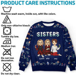 Custom Name Sisters Gifts for Women - Personalized Sweatshirt
