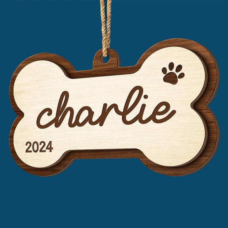 This Ornament Captures The Spirit Of Togetherness With Pets - Dog & Cat Personalized Custom Shaped 2 Layered Wood Christmas Ornament - Christmas Gift For Pet Owners, Pet Lovers