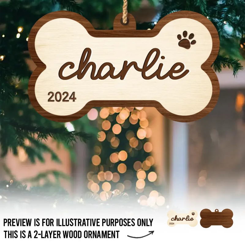 This Ornament Captures The Spirit Of Togetherness With Pets - Dog & Cat Personalized Custom Shaped 2 Layered Wood Christmas Ornament - Christmas Gift For Pet Owners, Pet Lovers