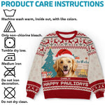 Custom Photo You're The Best Present Ever - Dog & Cat Personalized Custom Ugly Sweatshirt - Unisex Wool Jumper - Christmas Gift For Pet Owners, Pet Lovers