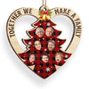 Custom Photo Love The Giver More Than The Gift - Family Personalized Custom Ornament - Wood Custom Shaped - Christmas Gift For Family Members