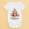 Like A Baby Bear, Full Of Cuddles And Curiosity - Family Personalized Custom Baby Onesie - Christmas Gift For Baby Kids, Newborn Baby