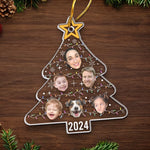 Custom Photo From Little Seeds Grow Mighty Trees - Family Personalized Custom Ornament - Acrylic Custom Shaped - Christmas Gift For Family Members