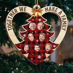 Custom Photo Love The Giver More Than The Gift - Family Personalized Custom Ornament - Wood Custom Shaped - Christmas Gift For Family Members