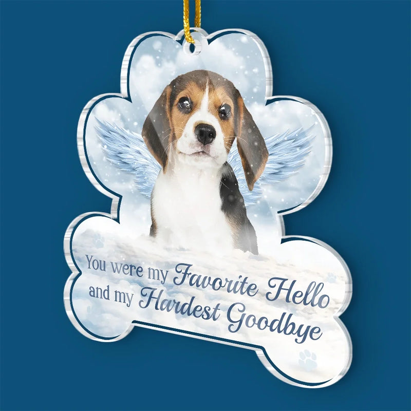 Custom Photo Best Friends Come In All Breeds - Memorial Personalized Custom Ornament - Acrylic Custom Shaped - Sympathy Gift, Christmas Gift For Pet Owners, Pet Lovers