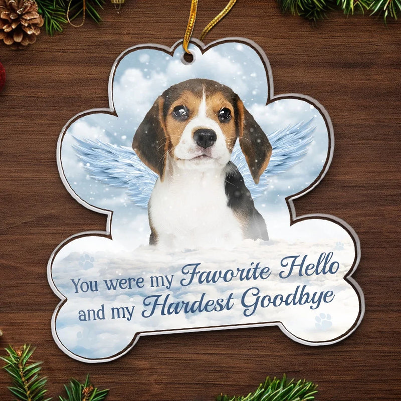 Custom Photo Best Friends Come In All Breeds - Memorial Personalized Custom Ornament - Acrylic Custom Shaped - Sympathy Gift, Christmas Gift For Pet Owners, Pet Lovers