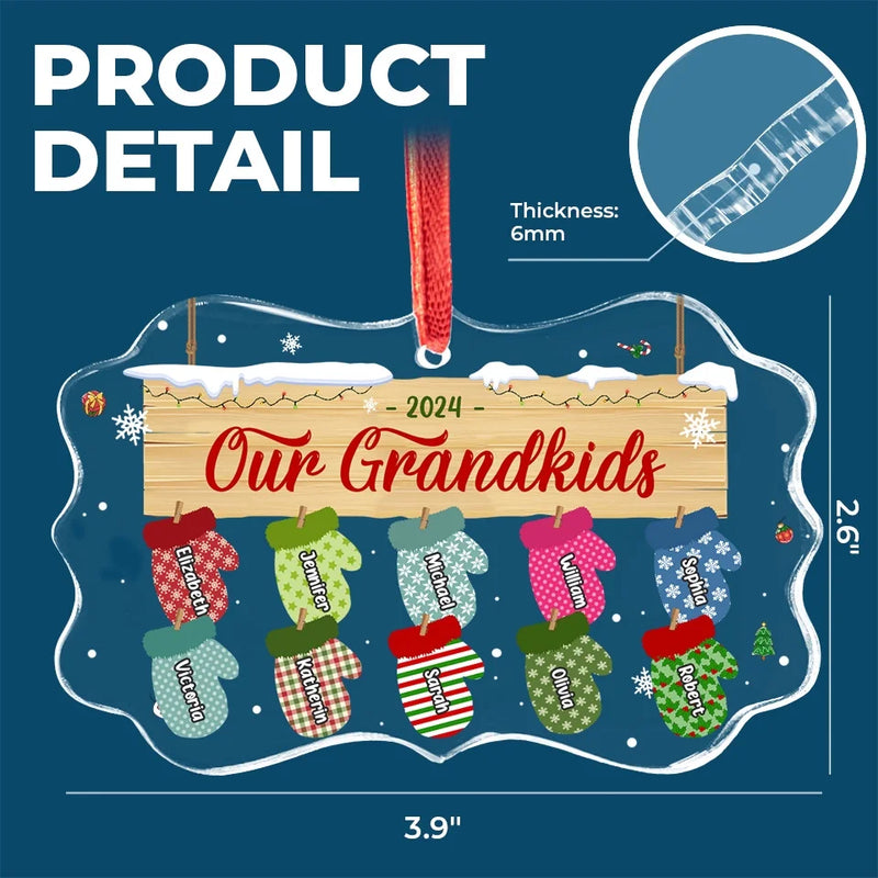 Christmas Is Going Home To Celebrate With Family - Family Personalized Custom Benelux Glass Ornament - Christmas Gift For Mom, Grandma