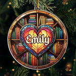 Let These Books Be Your Guide - Personalized Custom Ornament - Acrylic Custom Shaped - Christmas Gift For Book Lovers