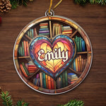 Let These Books Be Your Guide - Personalized Custom Ornament - Acrylic Custom Shaped - Christmas Gift For Book Lovers
