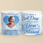 Custom Photo Your Spirit Lives On - Memorial Personalized Custom Mug - Sympathy Gift For Family
